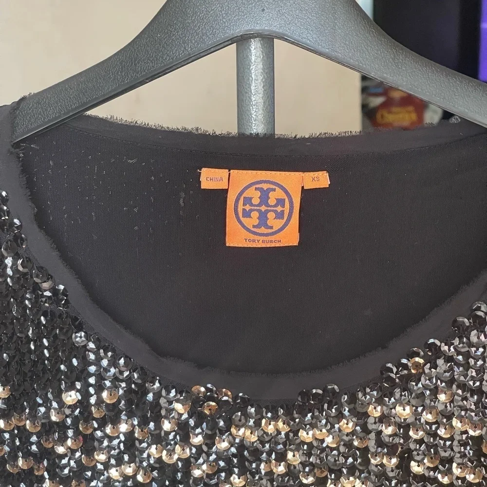 Tory Burch glitter going out too short sleeve